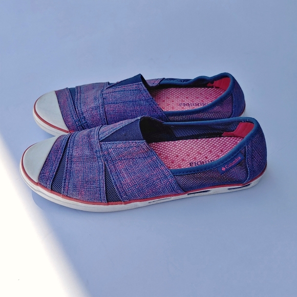 Columbia Vulc N Vent Slip-On Shoe Mesh Size 9 Purple - Picture 2 of 10